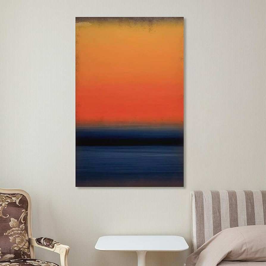 マーク・ロスコ 60×80cm キャンバスアートポスター イラスト Amazon.co.jp: 有名なマーク・ロスコポスターヴィンテージ展絵画